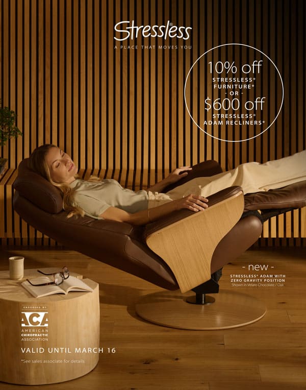 10% Off Stressless Furniture Event