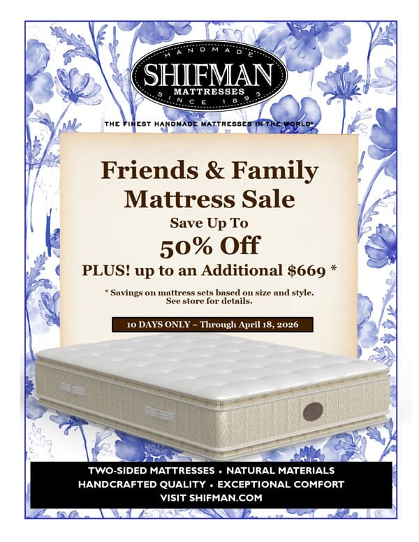 Friends and Family Mattress Sale